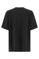 Shaped split T-shirt Black