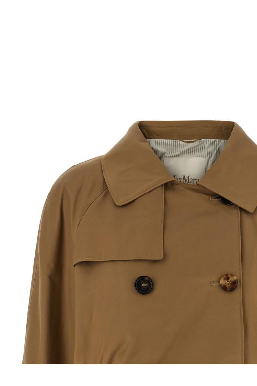 'MtcTesoro' trench coat Brown