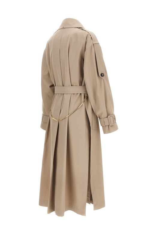 'SpxGocce' trench coat Beige