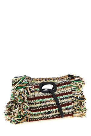 Small fringe shopping bag Multicolor