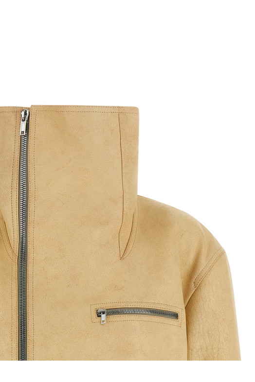 'Biker Jumbo Stooges' jacket Beige