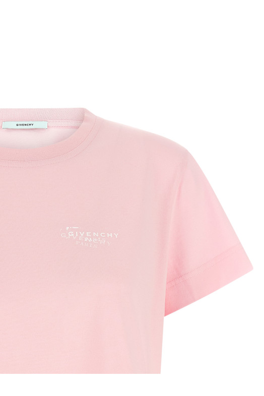 T-shirt 'Logo Stamp' Pink