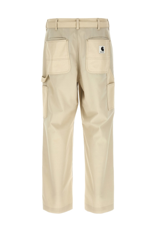 Sacai x Carhartt WIP 'Duck' pants Beige
