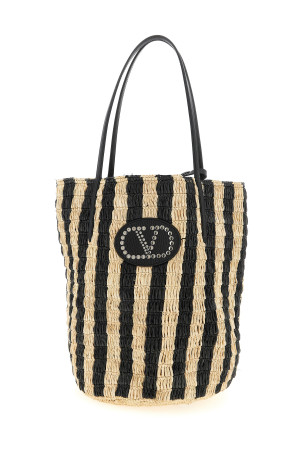 Shopping Valentino Garavani raffia Black
