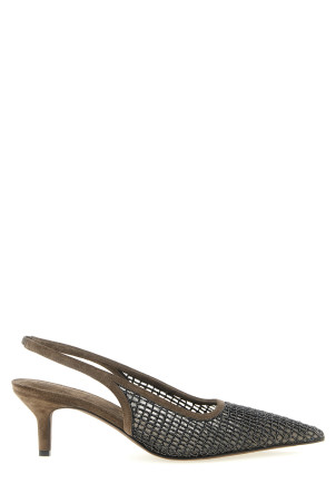 'City' slingback Brown