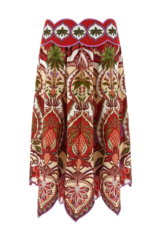 'Odara' skirt Red