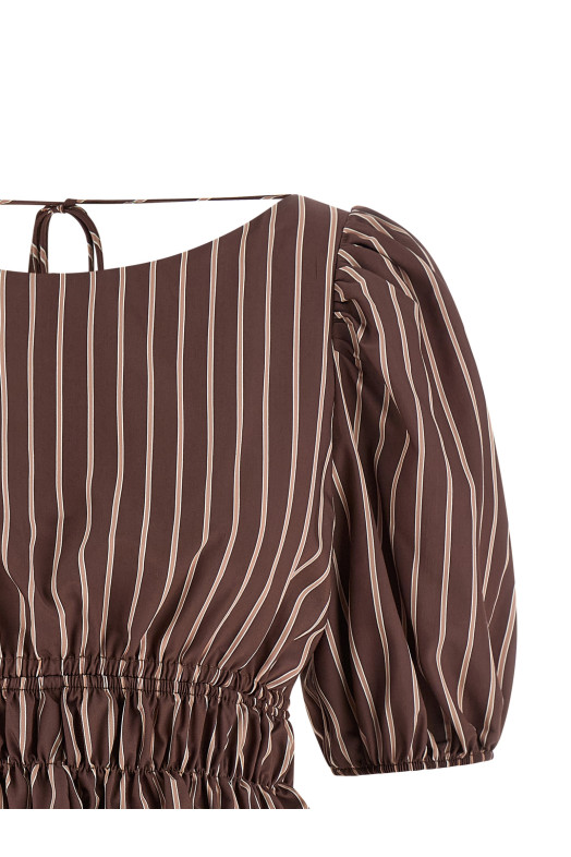 'Jeanette' top Brown