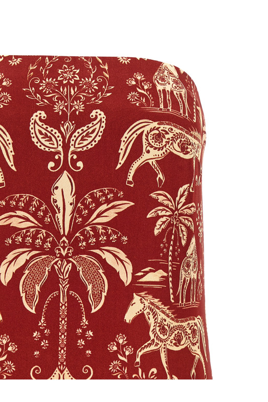 'Haras' dress Bordeaux