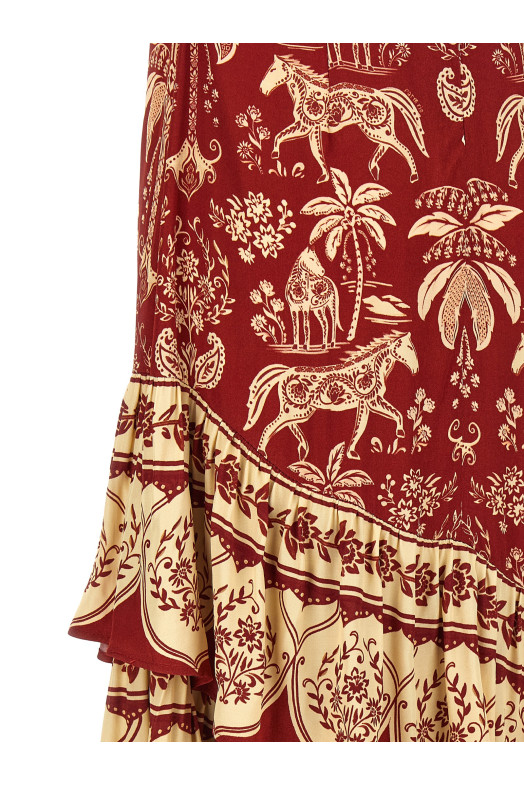 'Haras' dress Bordeaux