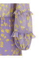 Chiffon dress Purple