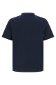 Logo embroidery t-shirt Blue