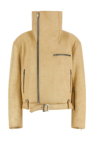 'Biker Jumbo Stooges' jacket Beige