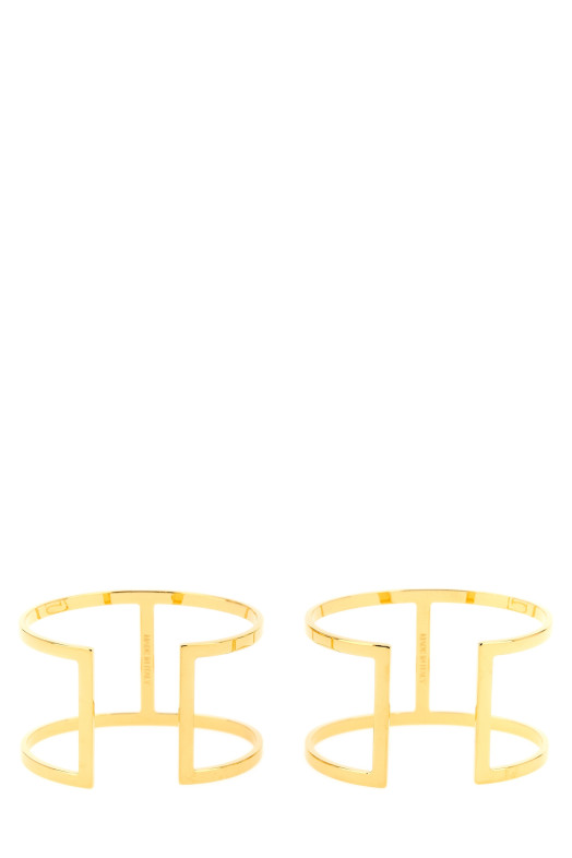 Logo bracelet set Gold