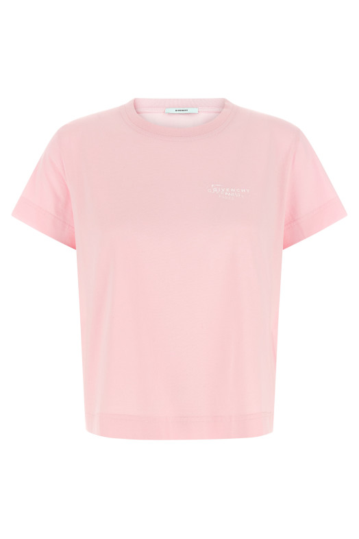 T-shirt 'Logo Stamp' Pink