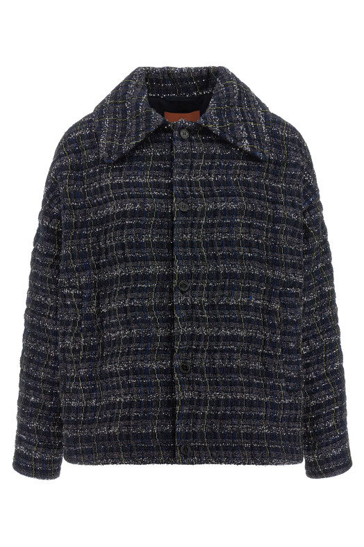 Caperdoni frame overshirt Blue