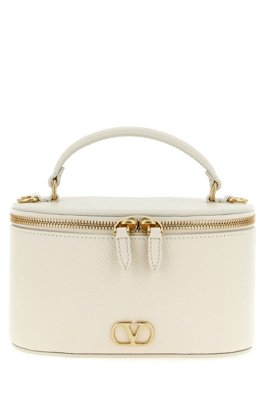 Valentino Garavani Vlogo Signature mini crossbody bag Beige