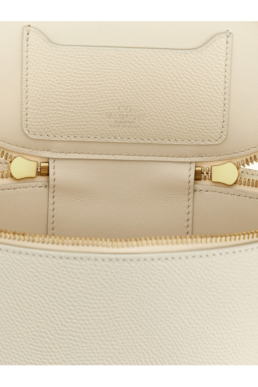 Valentino Garavani Vlogo Signature mini crossbody bag Beige