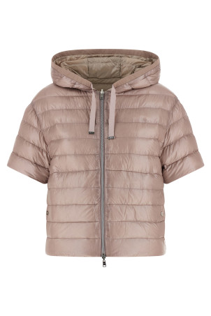 Reversible quilted down jacket Multicolor