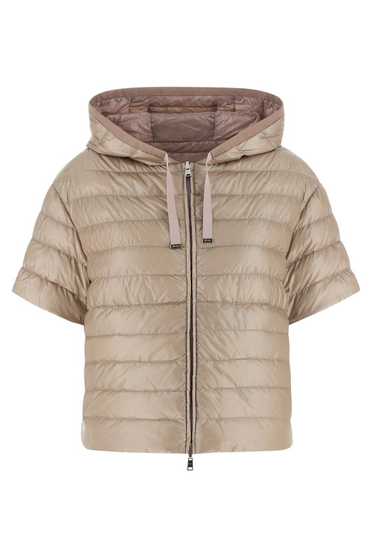 Reversible quilted down jacket Multicolor