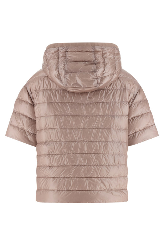 Reversible quilted down jacket Multicolor