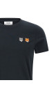 'Double Fox Head' T-shirt Gray