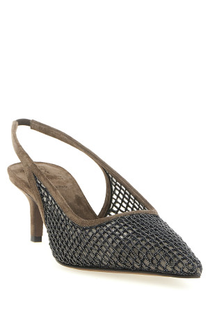 'City' slingback Brown