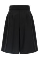 Valentino Garavani bow bermuda shorts Black