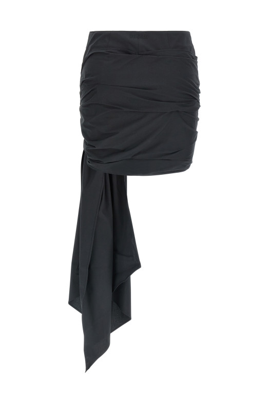 -bow skirt Black