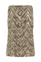 'Dazzling Chevron Embroidery' top Beige