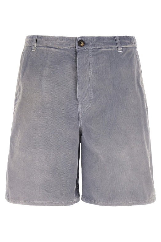 Gabardine bermuda shorts Gray