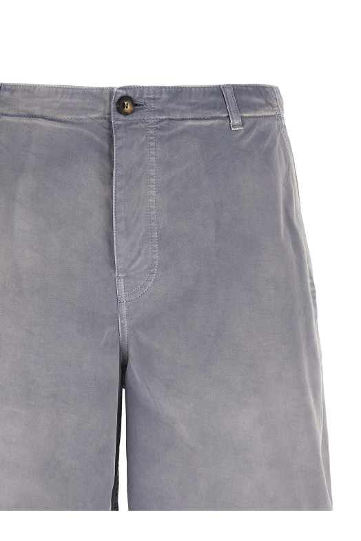 Gabardine bermuda shorts Gray