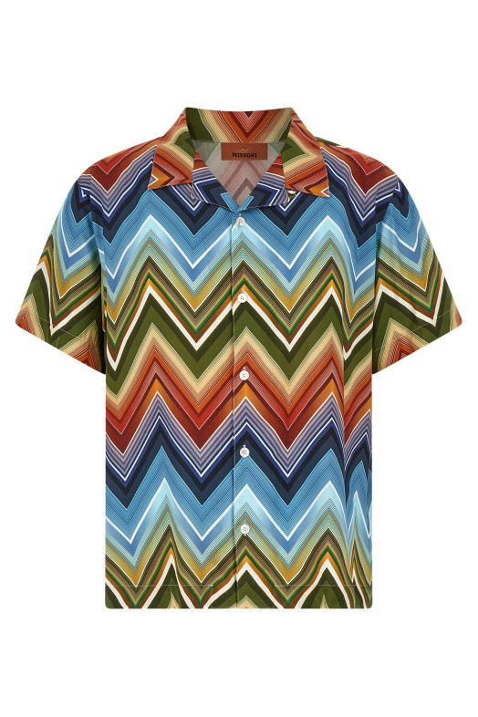 Macro zigzag shirt Multicolor