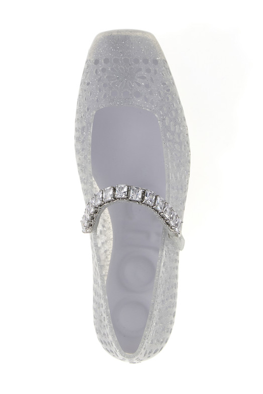 'The Jelly' ballet flats Silver