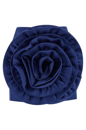 Maxi flower skirt Blue