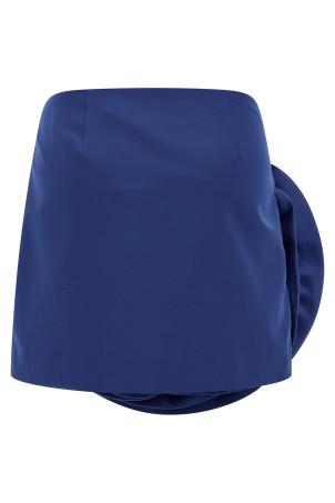 Maxi flower skirt Blue