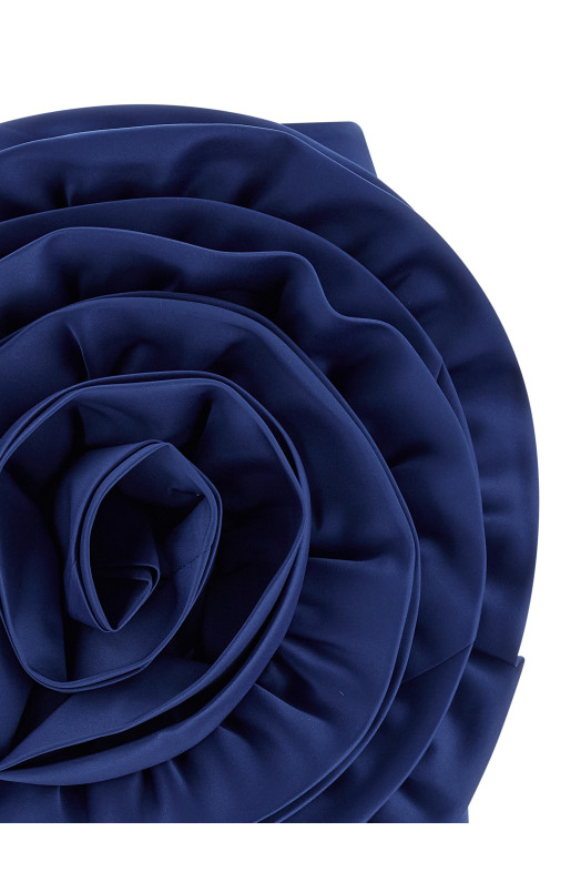 Maxi flower skirt Blue