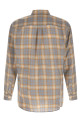 'Airy Wool Check' shirt BLUE