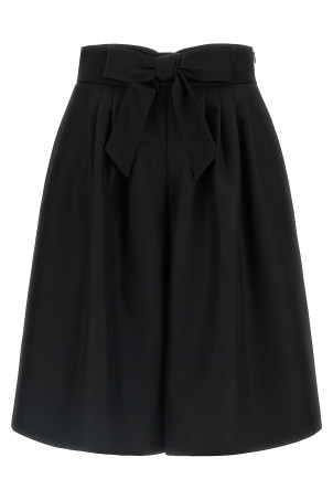 Valentino Garavani bow bermuda shorts Black