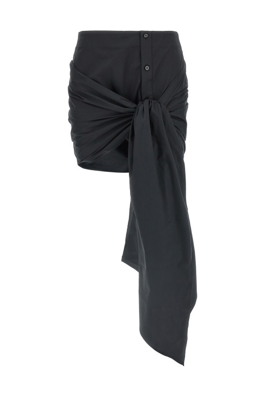 -bow skirt Black