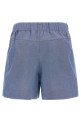 Chambray cotton shorts BLUE