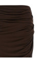 'Drape' skirt Brown