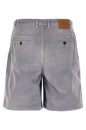 Gabardine bermuda shorts Gray