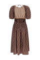 'Ethel' dress Brown