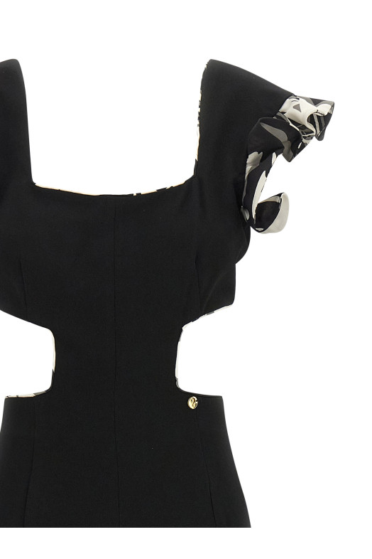 Cut-out jumpsuit Black