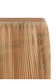 Pleated skirt Beige