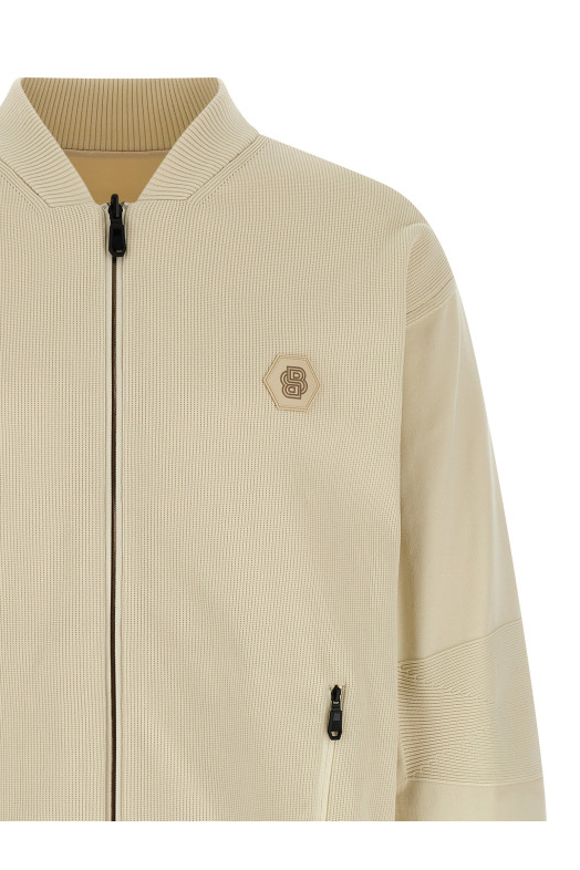 'Future' reversible bomber jacket Beige