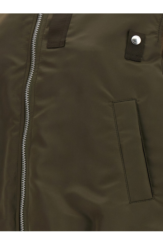 Asymmetrical hem vest Green