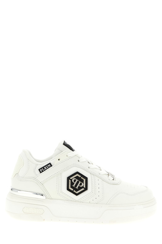 'SK8R' sneakers White