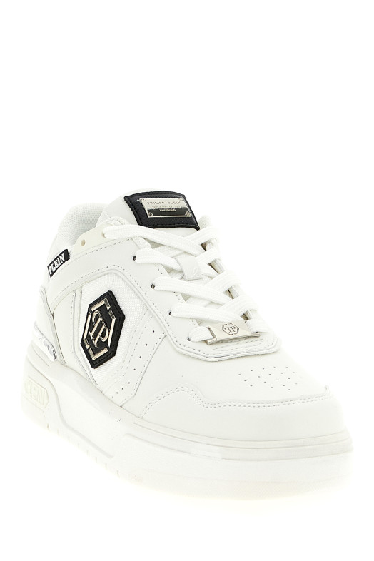 'SK8R' sneakers White