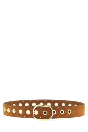 Studded belt Brown